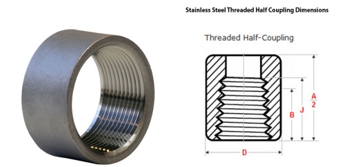 stainless-steel-threaded-half-coupling-dimensions stainless-steel-threaded-half-coupling-dimensions