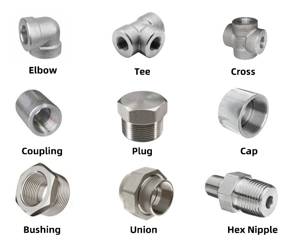 Stainless Steel Threaded Pipe Fittings 