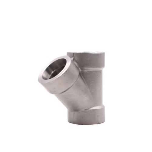ANSI-Stainless-Steel-High-Pressure-Forged-Socket-Welding-45-Degree-Lateral-Tee