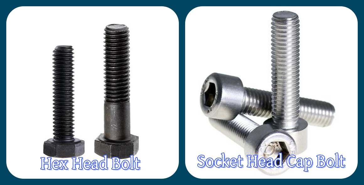 hex head bolt and socket head cap bolt