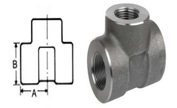 ASME B16.11 Carbon Steel Threaded Tee