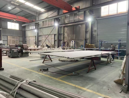 stainless steel pipes workshop