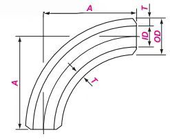 对焊90&deg; 3D 弯头