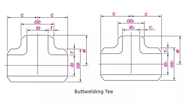Buttwelding-Tee